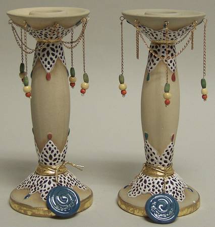 Origins Artisan Collection Taper Candleholder Pair - Boxed