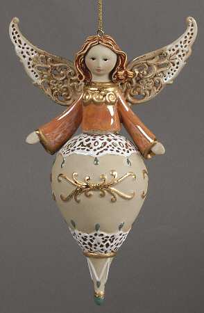 Origins Artisan Collection Open Arms Angel Spire Ornament - Boxed