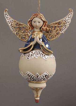 Origins Artisan Collection Praying Angel Spire Ornament - Boxed