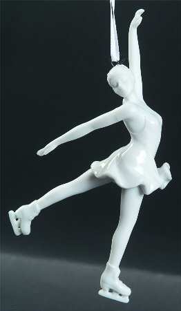 Lace Illusions Ice Skater-Looking Back - Boxed