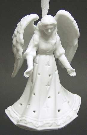 Lace Illusions Angel Light Cover Ornament - Boxed