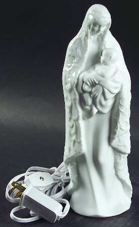 Lace Illusions Mary W/ Baby Nite Light - Boxed