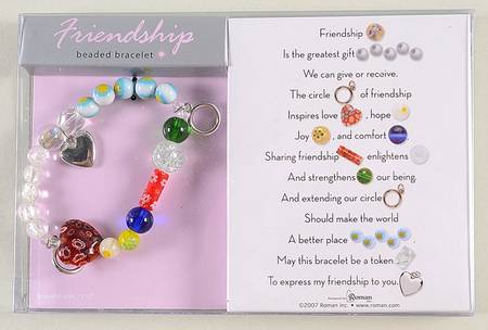 Beaded Story Bracelets Friendship Bracelet - Boxed