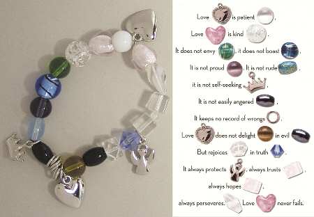 Beaded Story Bracelets 1 Corinthians - Boxed