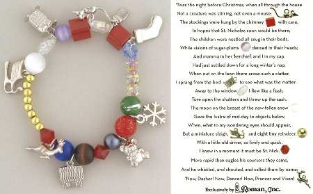 Beaded Story Bracelets Night Before Christmas - Boxed