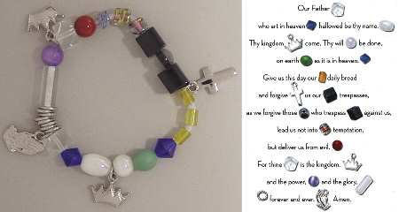 Beaded Story Bracelets The Lord's Prayer Bracelet - Boxed