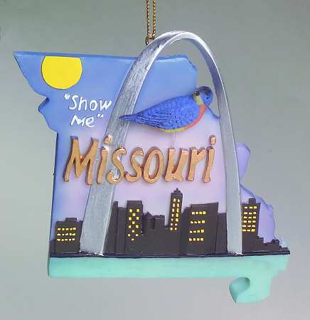 State Keepsake Ornaments Missouri - No Box