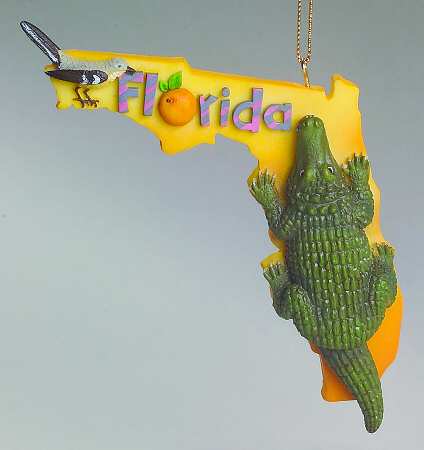 State Keepsake Ornaments Florida - No Box
