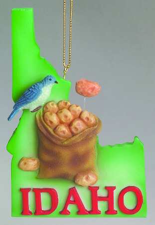 State Keepsake Ornaments Idaho - No Box