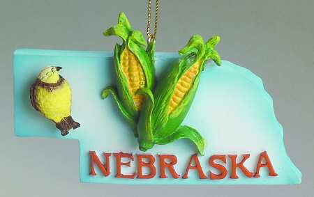 State Keepsake Ornaments Nebraska - No Box