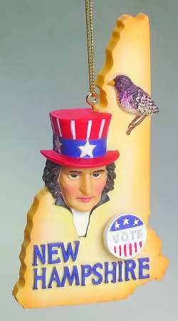 State Keepsake Ornaments New Hampshire - No Box