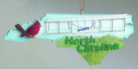 State Keepsake Ornaments North Carolina - No Box