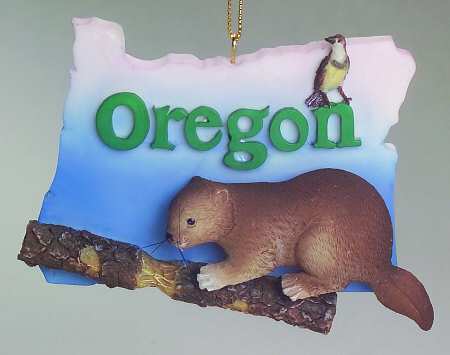 State Keepsake Ornaments Oregon - No Box