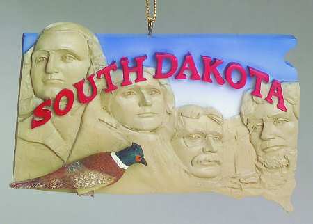 State Keepsake Ornaments South Dakota - No Box 42