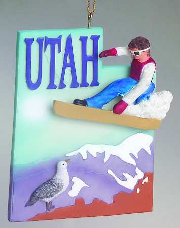 State Keepsake Ornaments Utah - No Box