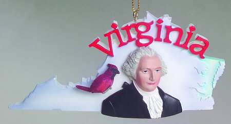 State Keepsake Ornaments Virginia - No Box