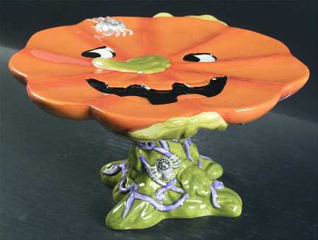 Jack-O-Lantern Collection Cake Stand - Boxed