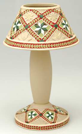 Origins Quilt Collection Candle Lamp - With Box