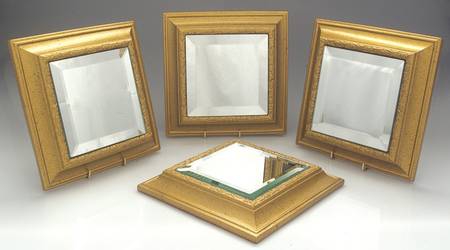 Artistic Impressions 6" X 6" Mirrored Display Base - Display Stand