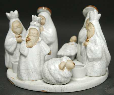 Origins Collection Nativity Advent Wreath - No Box
