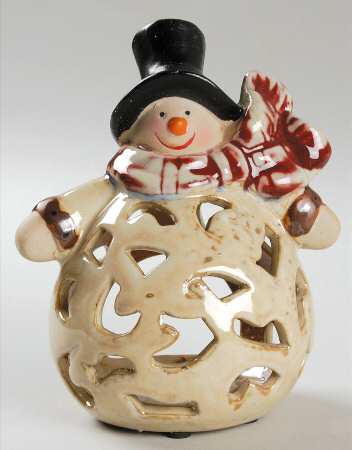 Origins Collection Snowman Tealight Holder - No Box