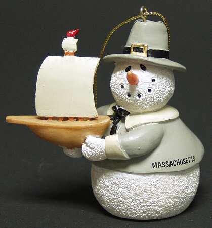 State Snowman Collection Massachusetts - Boxed