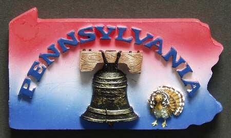 State Magnet Pennsylvania - No Box