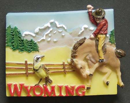 State Magnet Wyoming - No Box