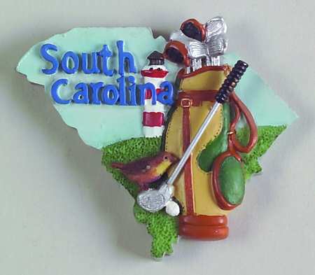 State Magnet South Carolina - No Box