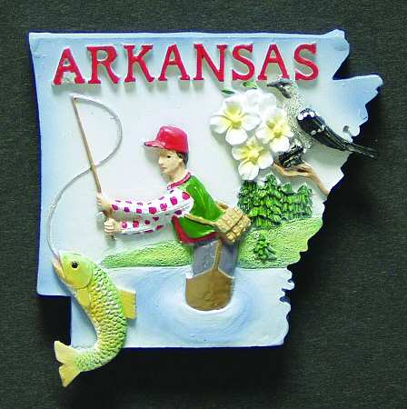 State Magnet Arkansas - No Box