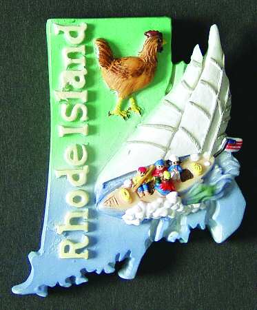 State Magnet Rhode Island - No Box