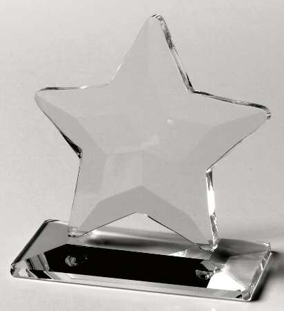 Crystalle Figurines & Giftware Star On Base - No Box