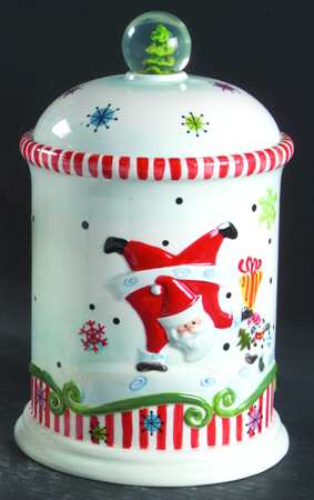 Christmas Juggle Collection Santa Claus Snack Container - No Box