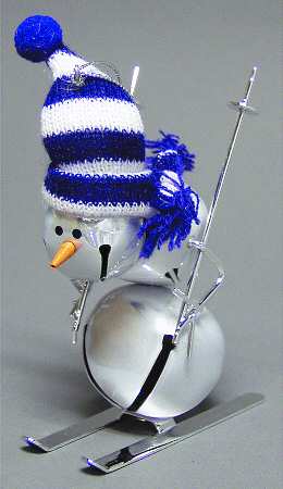 Snowballz! Collection Snowbell Skiing-Blue - No Box