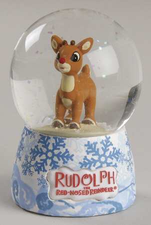 Rudolph the Red-Nosed Reindeer Rudolph Snow Globe - Boxed