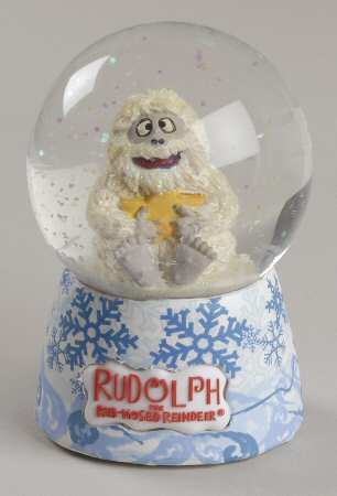 Rudolph the Red-Nosed Reindeer Bumble Snow Globe - Boxed