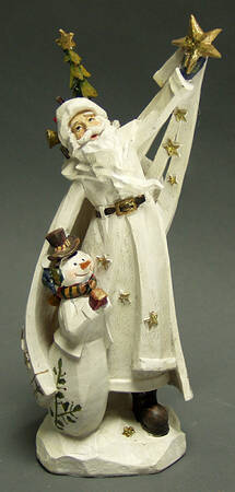Woodlands Collection Santa-Reaching For The Star - No Box