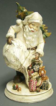 Woodlands Collection Santa With Toys-Traditional - No Box