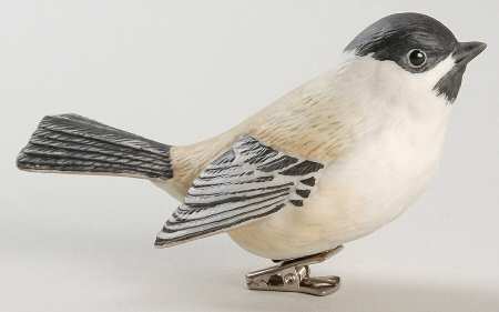 Woodlands Collection Chickadee Clip-On Ornament - No Box