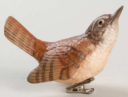 Woodlands Collection Wren Clip-On Ornament - No Box