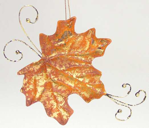 Woodlands Collection Maple Leaf-Red - No Box