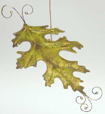 Woodlands Collection Red Oak Leaf-Green - No Box
