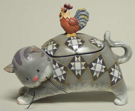 Patchwork Giftware Cat Box-Gray - No Box