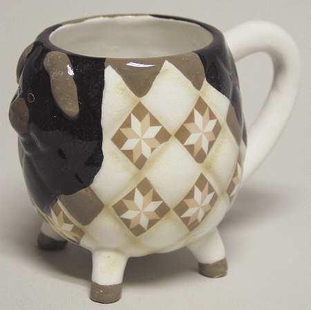 Patchwork Giftware Pig Mug - Boxed