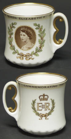 Royalty & Political Commemoratives Elizabeth Ii Coronation Mug - No Box