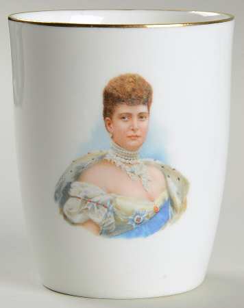 Royalty & Political Commemoratives Queen Alexandra Tumbler - No Box