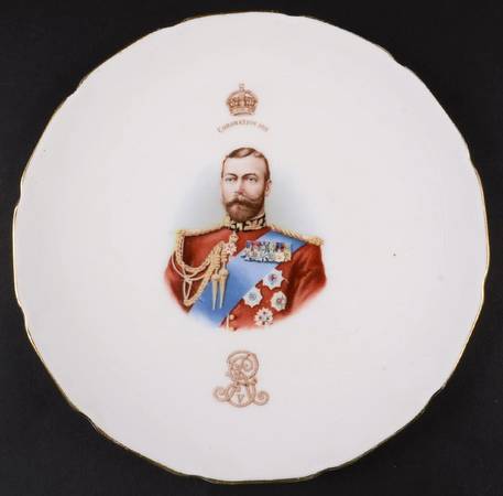 Royalty & Political Commemoratives George V Coronation Plate - No Box