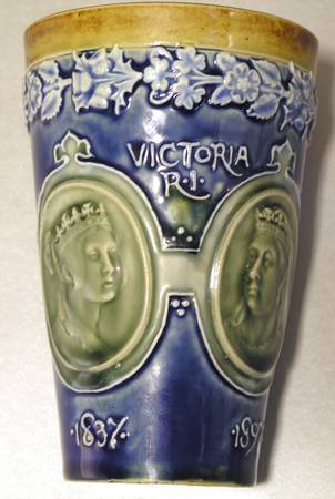 Royalty & Political Commemoratives Victoria Diamond Jubilee Beaker - No Box