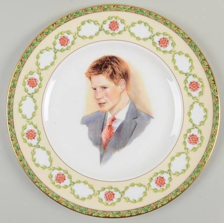 Royalty & Political Commemoratives Prince Harry-21st Birthday Plate - With Box