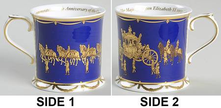 Royalty Commemoratives Elizabeth Ii 50th Anniversary Cup - No Box